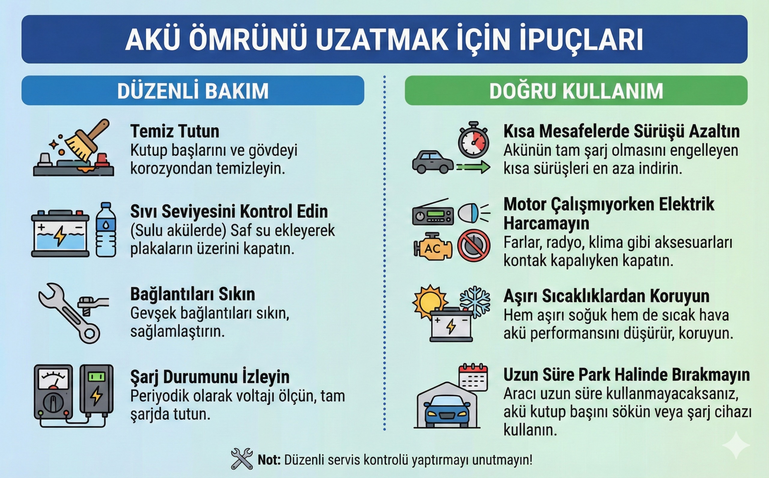 Akü Ömrü Uzatma